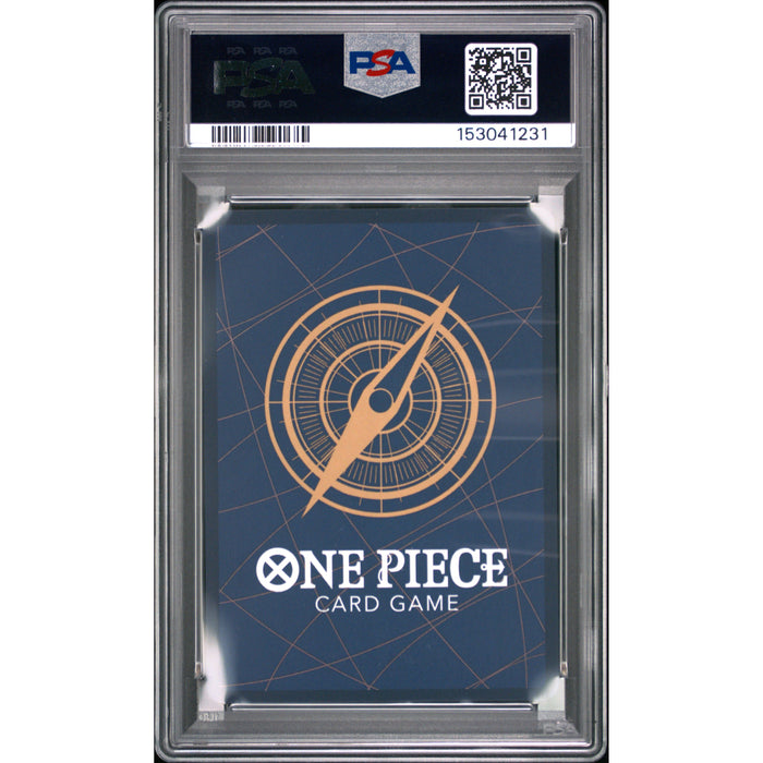 Pokémon TCG: Monkey D. Luffy {{setAbbreviation}} 110 NM PSA 10 (Back)