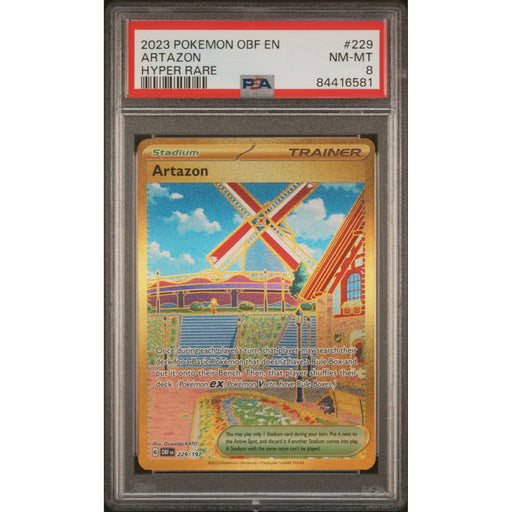 Pokémon TCG: Artazon 229 PSA 8 - Obsidian Flames