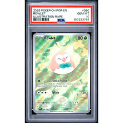 Pokémon TCG: Rowlet #090 PSA 10