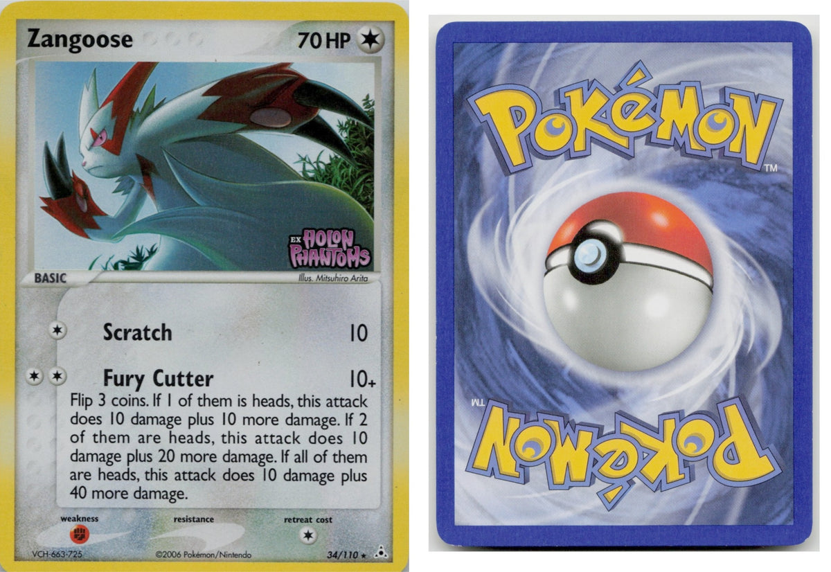 Pokémon TCG, Zangoose (EX Holon Phantoms #34)