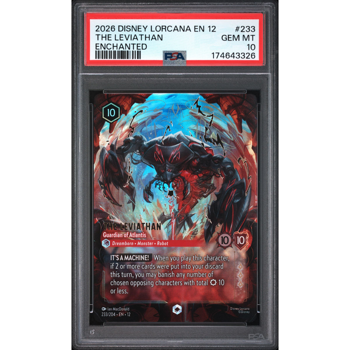 Lorcana: The Leviathan #233 PSA 10-174643326
