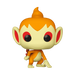 The Funko POP! Pokemon: Chimchar - #963 by Funko is a chibi-style collectible vinyl figure depicting the cartoon monkey Pokémon Chimchar, featuring orange fur, large red and black eyes, big ears, and standing on two legs with one hand on the ground.