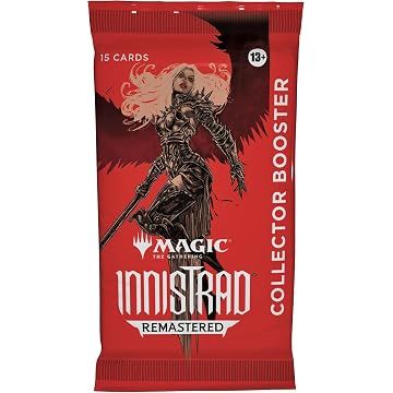 Magic: The Gathering - Innistrad Remastered Collector Booster Display box featuring an illustration of a horned demon with the set title printed on the front.