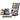 The LEGO Super Mario™ Game Boy™ by LEGO captures retro gaming vibes with two cartridge stands for The Legend of Zelda and Super Mario Land, plus two pixelated game scene tiles displayed in front.