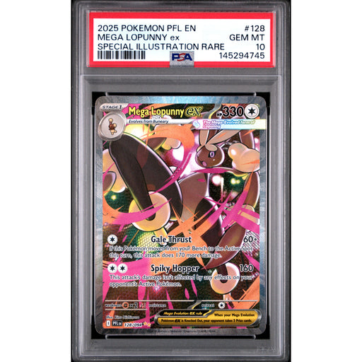 Pokémon TCG: Mega Lopunny Ex #128 PSA 10 - Phantasmal Flames-145294745