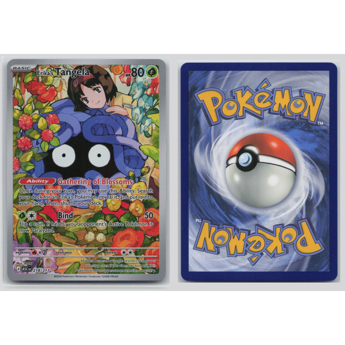 Pokémon TCG, Erika's Tangela (Mega Evolution—Ascended Heroes #218)