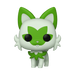A Funko POP! Pokemon: Sprigatito (#984) vinyl figure by Funko, featuring the cute cartoon cat Pokémon with large green ears, green facial and chest markings, big black eyes, and a leaf-like collar, shown against a plain white background.