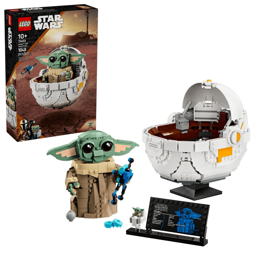 LEGO Star Wars™ Grogu™ med svävarvagn