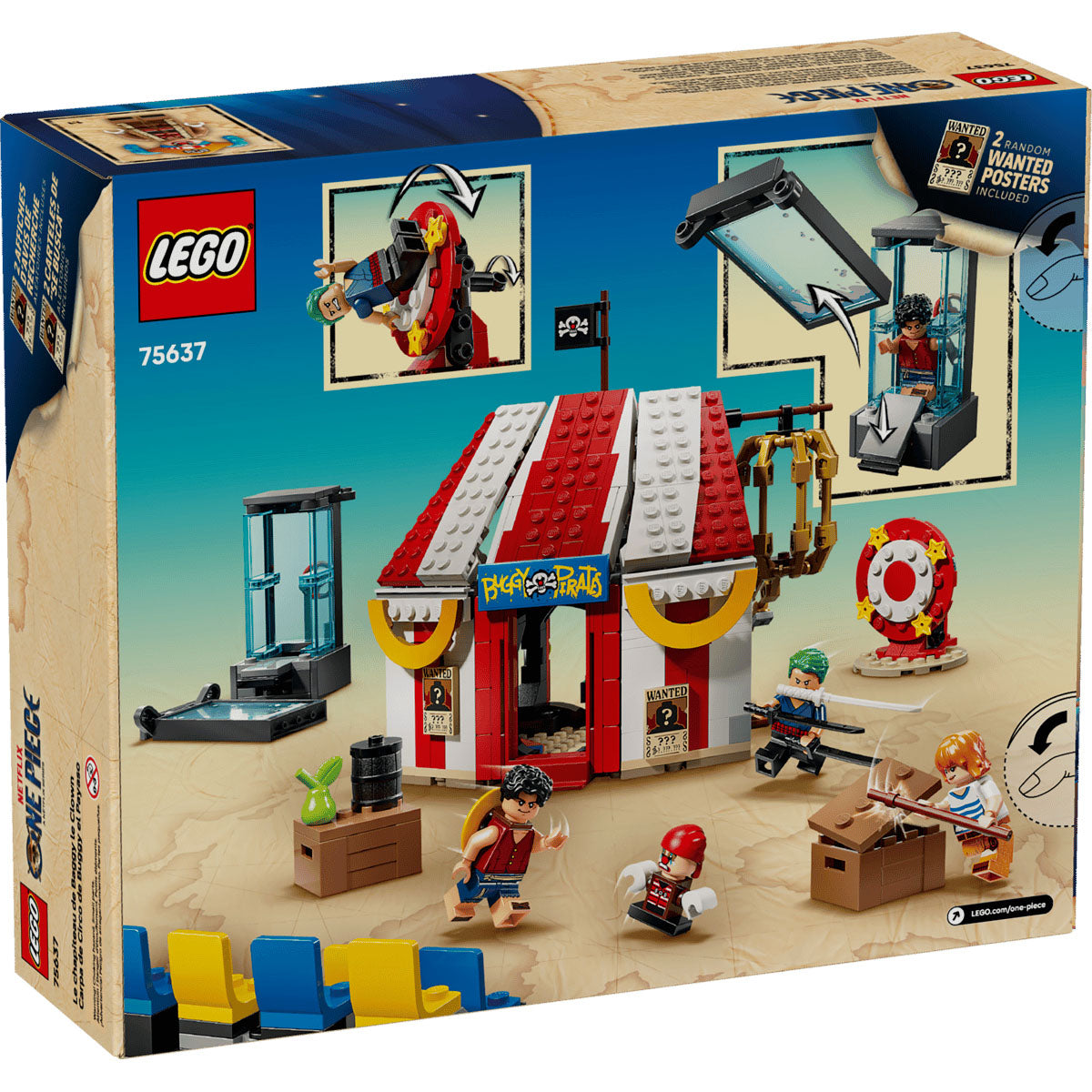 LEGO One Piece Klovnen Buggys cirkustelt