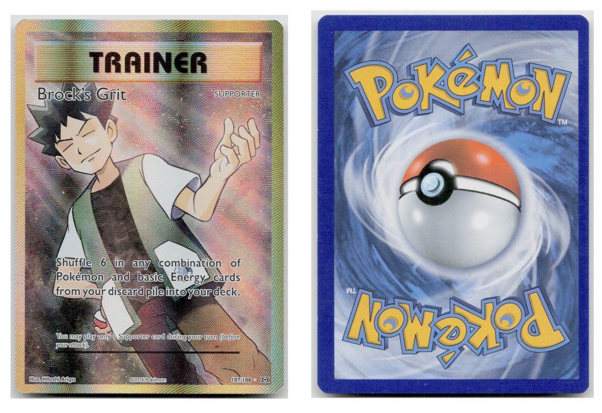 Pokémon TCG, Brock's Grit (XY—Evolutions #107)