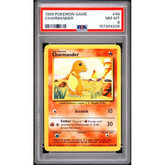 Pokémon TCG: Charmander #46 PSA 8 - Base
