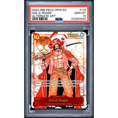 One Piece TCG: Gol D. Roger #118 PSA 10