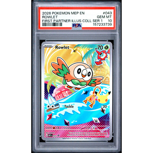 Pokémon TCG: Rowlet #043 PSA 10-157233739