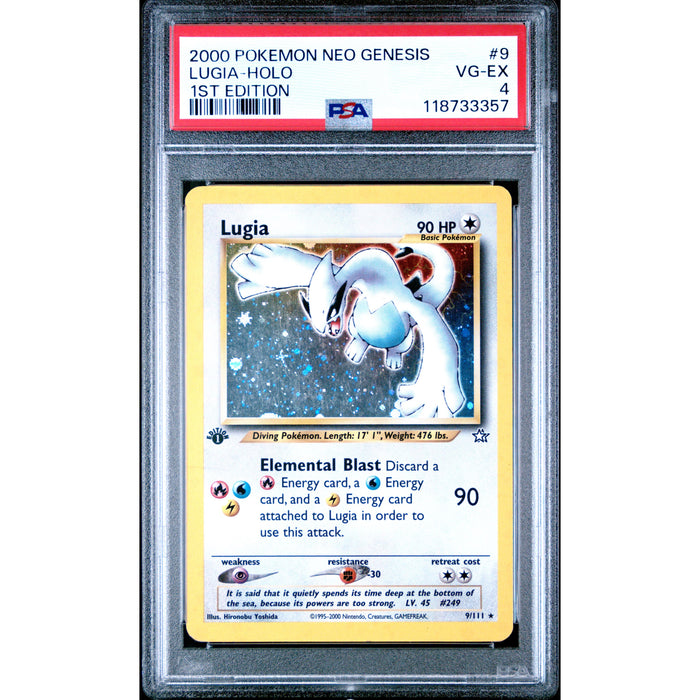 Pokémon TCG: Lugia 9 PSA 4 Holo - Neo Genesis