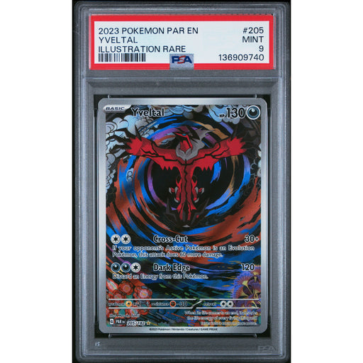 Pokémon TCG: Yveltal #205 PSA 9 - Paradox Rift-136909740