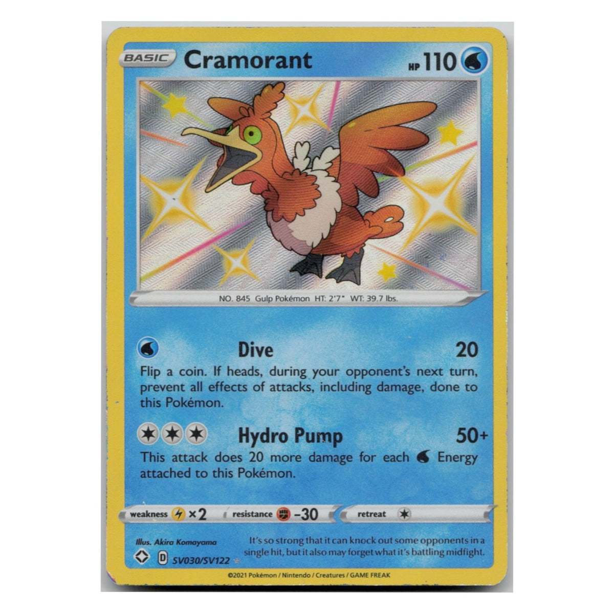 Pokémon TCG, Cramorant (Shining Fates #SV30)