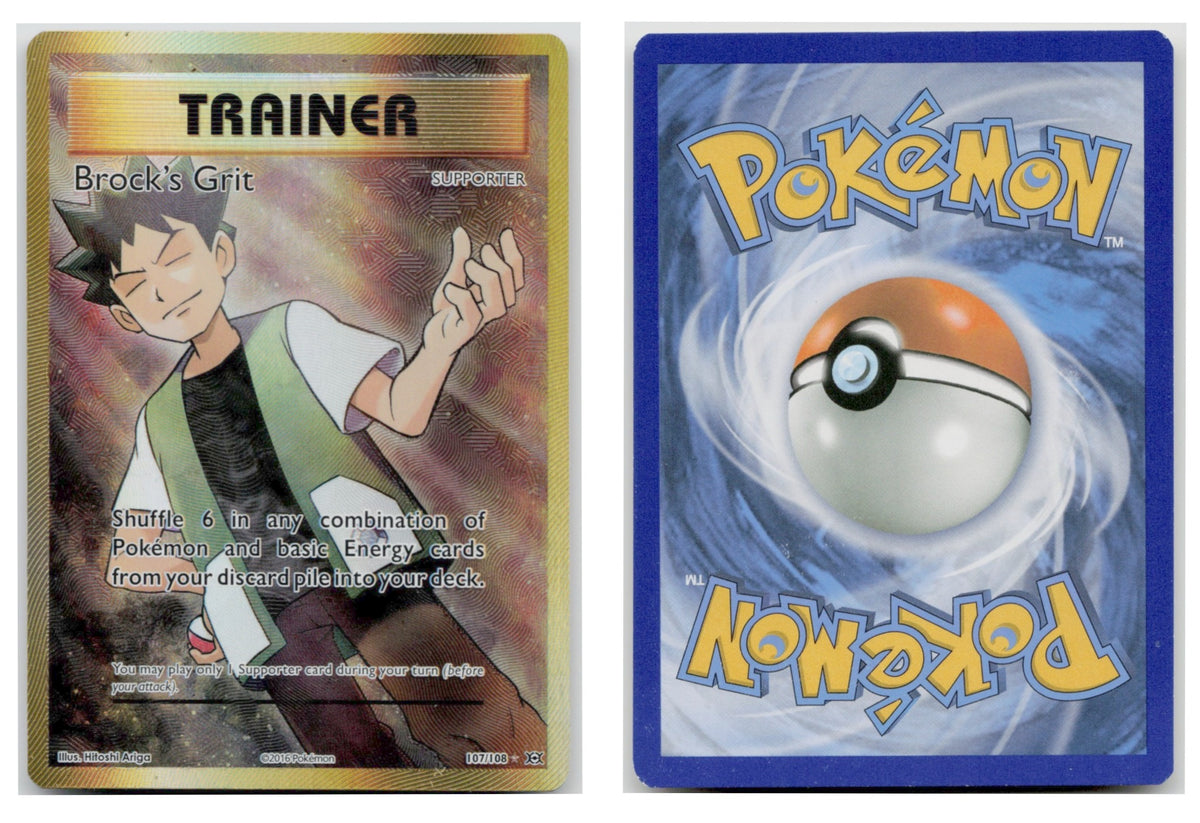 Pokémon TCG, Brock's Grit (XY—Evolutions #107)