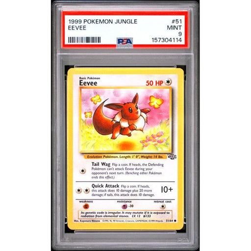 Pokémon TCG: Eevee #51 PSA 9-157304114