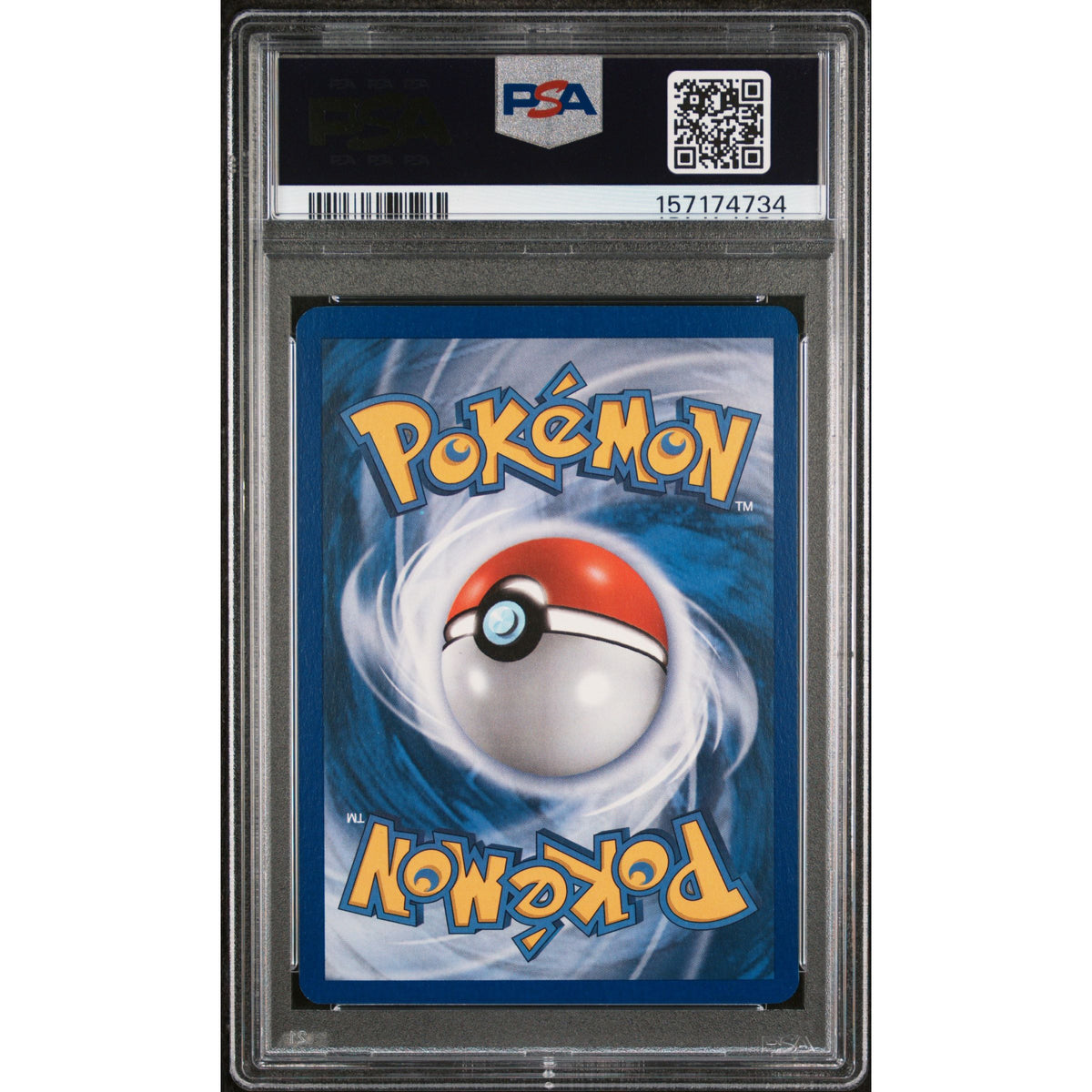 Pokémon TCG: Vaporeon-Holo {{setAbbreviation}} 18 NM PSA 8 (Back)
