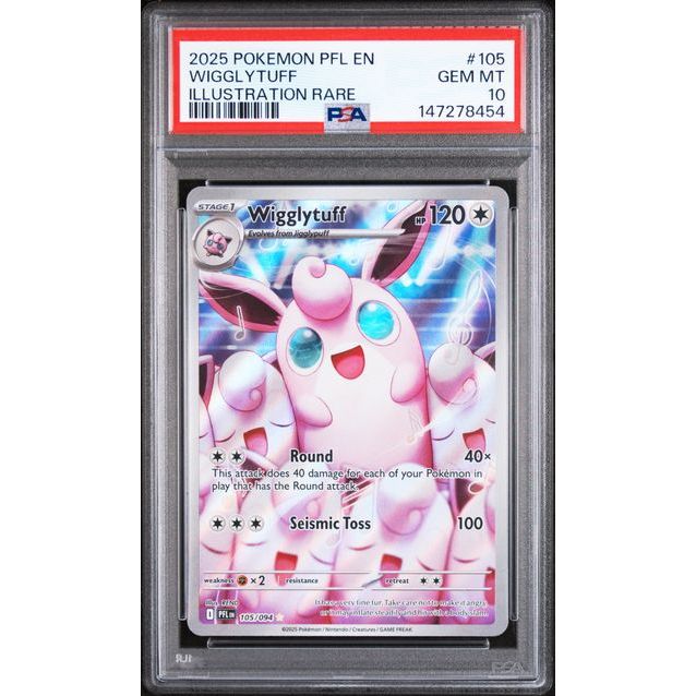 Pokémon TCG: Wigglytuff #105 PSA 10-147278454