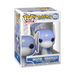 Funko POP! Pokemon: Dratini - #1050 by Funko comes in its original packaging and showcases the beloved Pokémon in exquisite detail. This collectible figure features Dratini’s signature blue body with white accents and large black eyes, all visible through the clear display box—a perfect addition for any Funko Pop Dratini fan.
