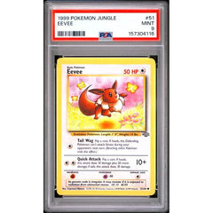 Pokémon TCG: Eevee #51 PSA 9 - Jungle