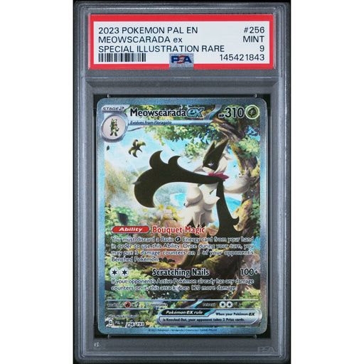 Pokémon TCG: Meowscarada Ex #256 PSA 9-145421843