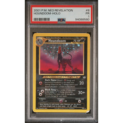 Pokémon TCG: Houndoom #8 PSA 1 Holo - Neo Revelation