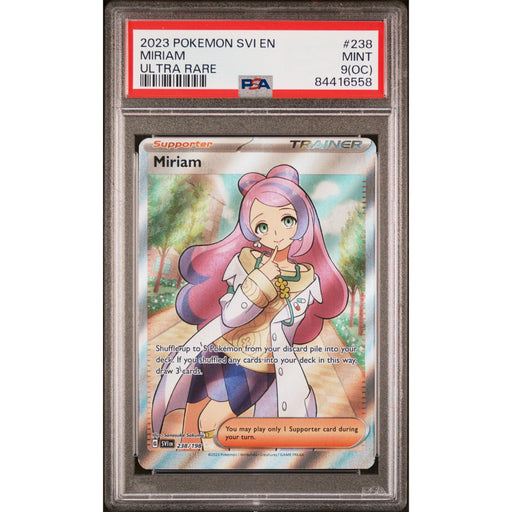 Pokémon TCG: Miriam #238 PSA 9 - Scarlet & Violet-84416558