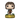 A Funko POP! Lord of the Rings: Frodo Baggins (Glow) - #1832 figure by Funko, depicting a hobbit with curly brown hair, a green cloak, brown clothes, and bare hairy feet, standing on a golden ring with Elvish script and leaves.