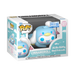 Funko POP! Sanrio: Cinnamoroll as Penguin (#127) vinyl figure by Funko, featuring Cinnamoroll dressed as a penguin and displayed in packaging with blue, white, and pink design elements.