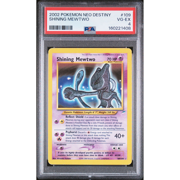 Pokémon TCG: Shining Mewtwo #109 PSA 4-160221408