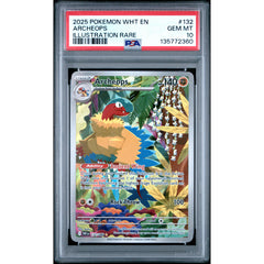 Pokémon TCG: Archeops #132 PSA 10 - White Flare