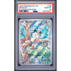 Pokémon TCG: Meowth #106 PSA 10 - Phantasmal Flames