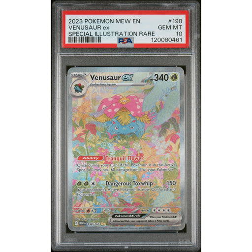 Pokémon TCG: Venusaur Ex #198 PSA 10 - 151-120080461