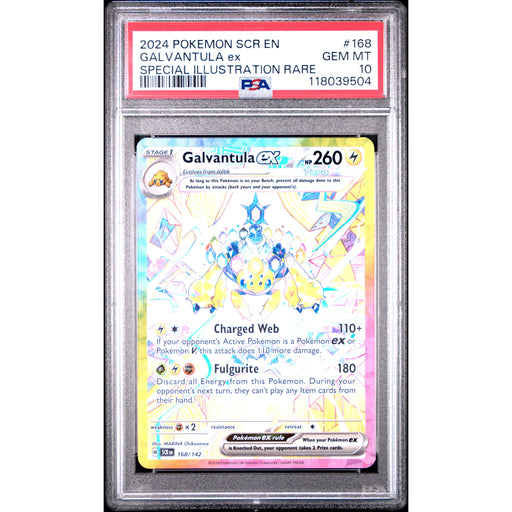 Pokémon TCG: Galvantula Ex #168 PSA 10-118039504