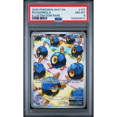 Pokémon TCG: Roggenrola #127 PSA 8 - White Flare