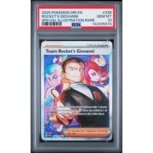 Pokémon TCG: Rocket's Giovanni #238 PSA 10 - Destined Rivals-142305974