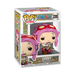 Funko POP! One Piece: Ginny with Rifle (#2205) by Funko, displayed in its box featuring One Piece branding and colorful artwork. The figure shows Ginny with pink hair, red goggles, and holding a rifle.