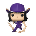 Funko POP! One Piece: Nico Robin (Hana Hana no Mi) - #2233 from Funko features a vinyl figure of Nico Robin, depicted with black hair, large black eyes, and a small nose. She is dressed in a purple outfit with a wide-brimmed hat, and has extra arms sprouting from her body in dynamic poses.