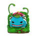 A Funko POP! Pokemon: Premium Venusaur (#1158) figure by Funko, Inc., featuring a blue, cat-like creature with a pink flower and green vines on its back, surrounded by green leaves and brown dirt, in a stylized toy form.