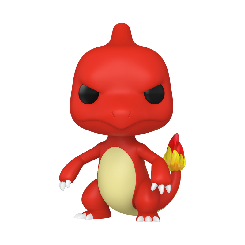 Funko POP! Pokemon: Charmeleon #1157 vinyl figure of a red dragon-like creature with a yellow belly and a flame at the tip of its tail.