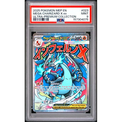 Pokémon TCG: Mega Charizard X Ex #023 PSA 9-157304075