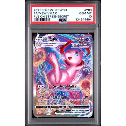 Pokémon TCG: Mew Vmax #269 PSA 10-134944494