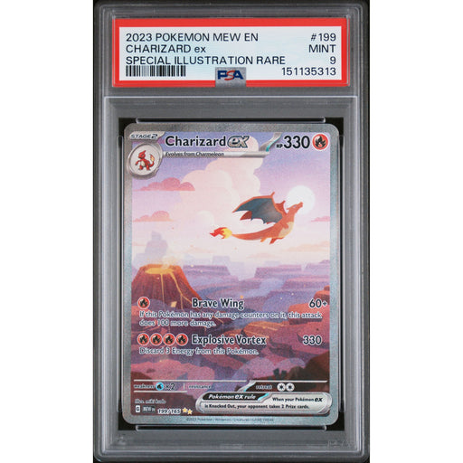 Pokémon TCG: Charizard Ex #199 PSA 9 - 151-151135313