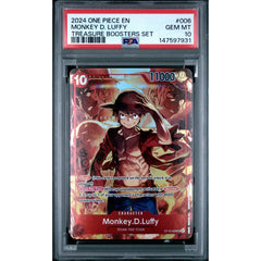 One Piece TCG: Monkey D. Luffy #006 PSA 10