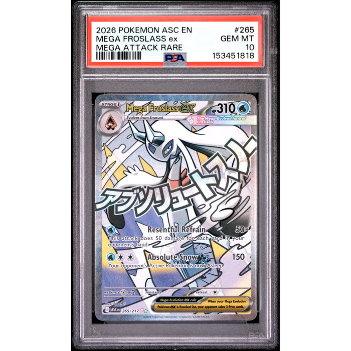 Pokémon TCG: Mega Froslass Ex #265 PSA 10-153451818
