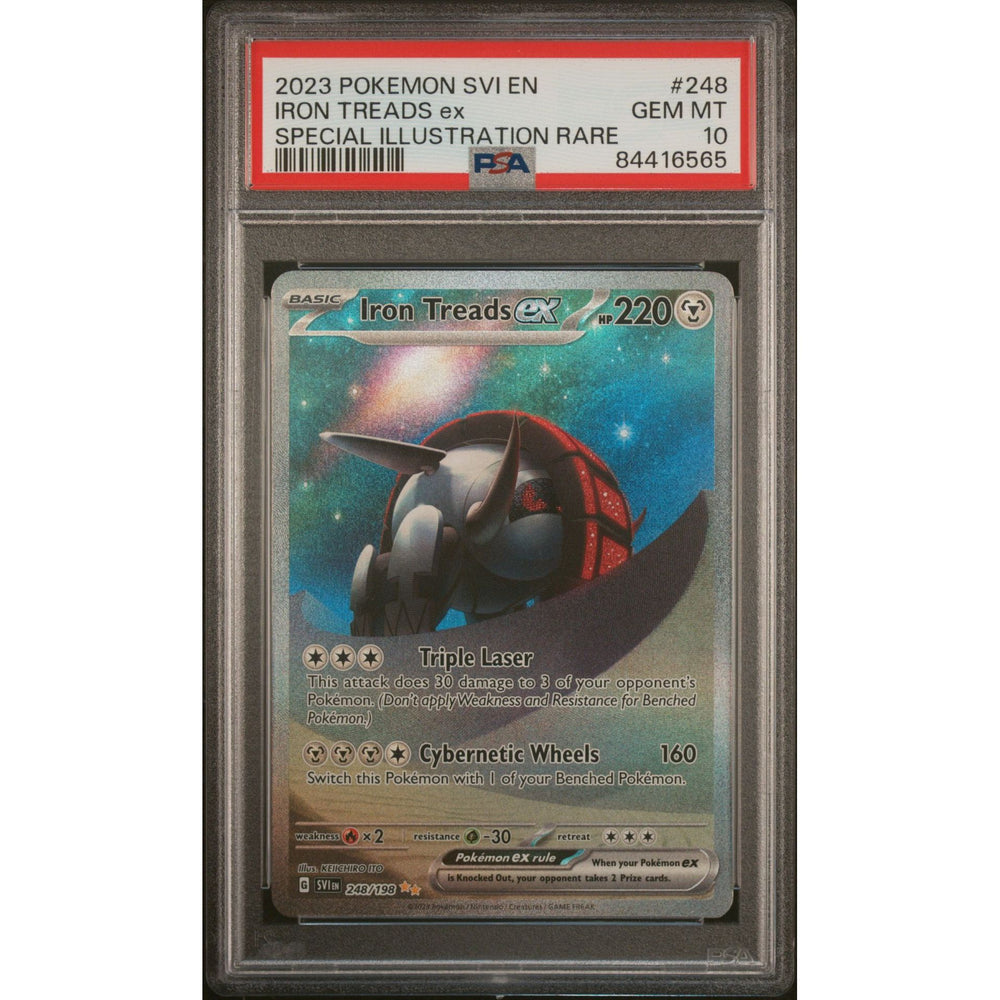 Pokémon TCG: Iron Treads Ex #248 PSA 10 - Scarlet & Violet