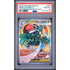 Pokémon TCG: Mega Lucario Ex #033 PSA 10 - Mega Evolution Promo