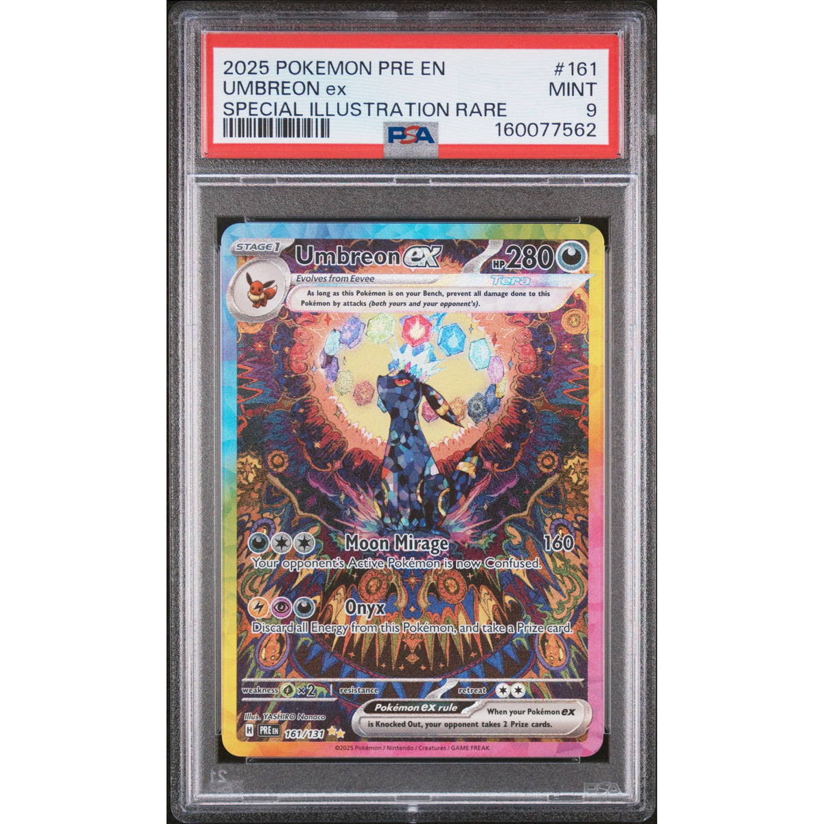 Pokémon TCG: Umbreon Ex #161 PSA 9-160077562